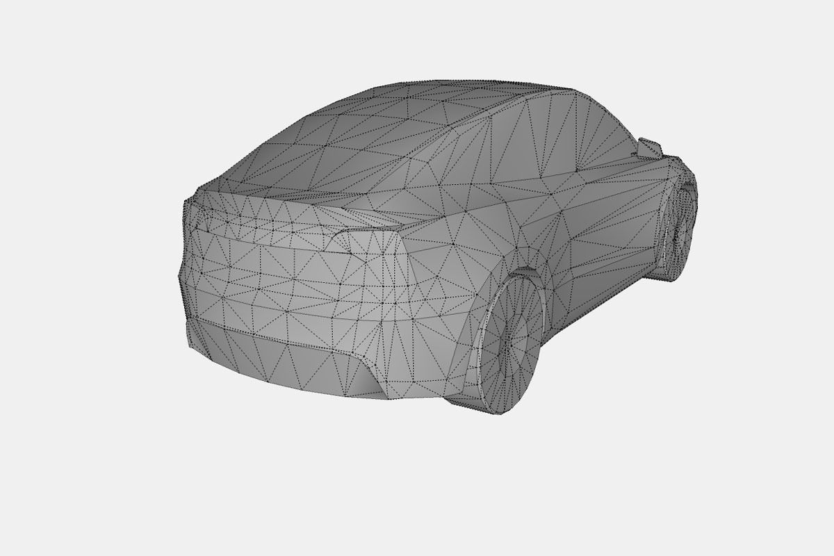 Tesla Model Y 2021 Low-poly 3D model_19