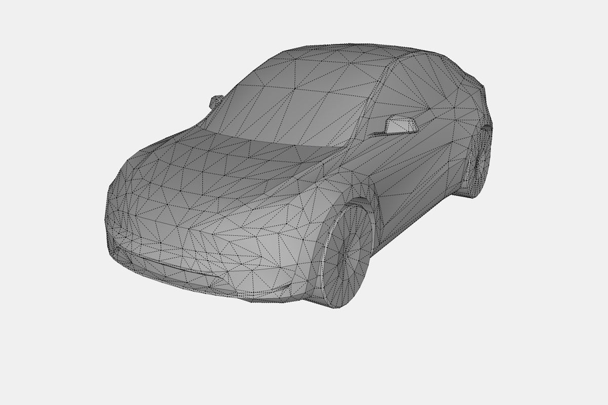 Tesla Model Y 2021 Low-poly 3D model_18