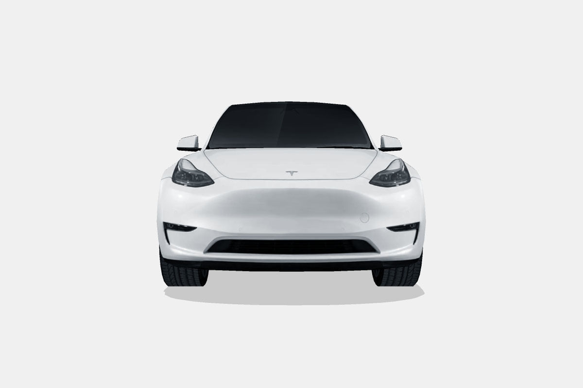 Tesla Model Y 2021 Low-poly 3D model_3