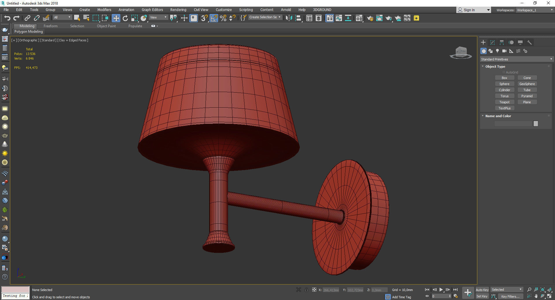  RED GRAFT Low-poly 3D model_3