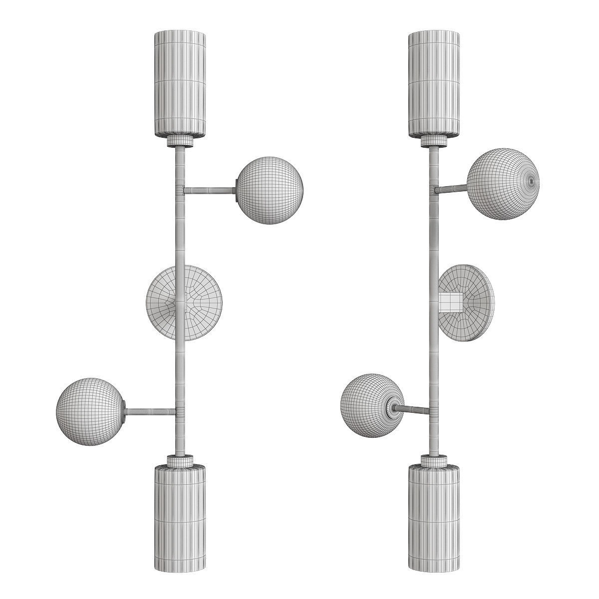 RESTORATION BRASS MIX Low-poly 3D model_1