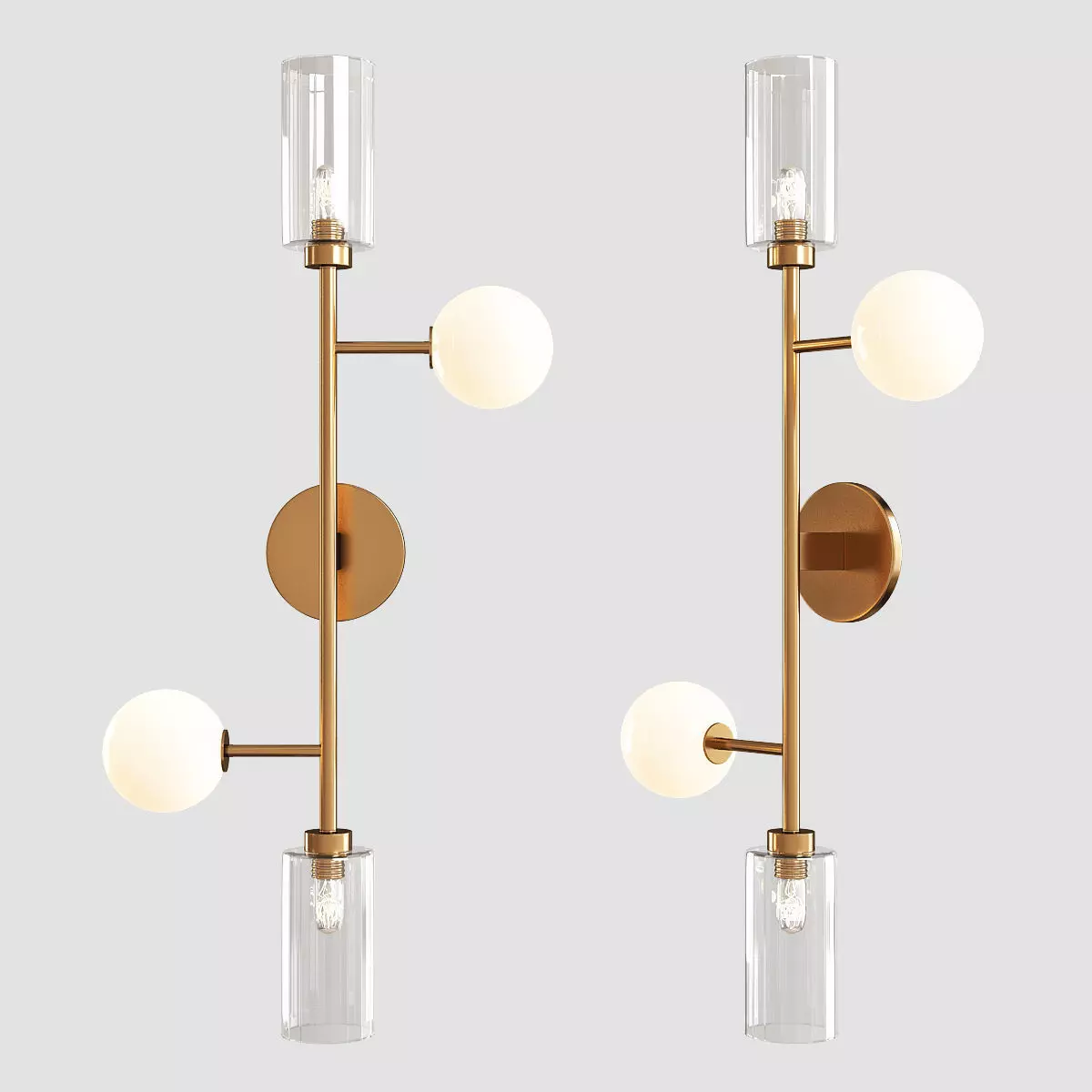 RESTORATION BRASS MIX Low-poly 3D model_0