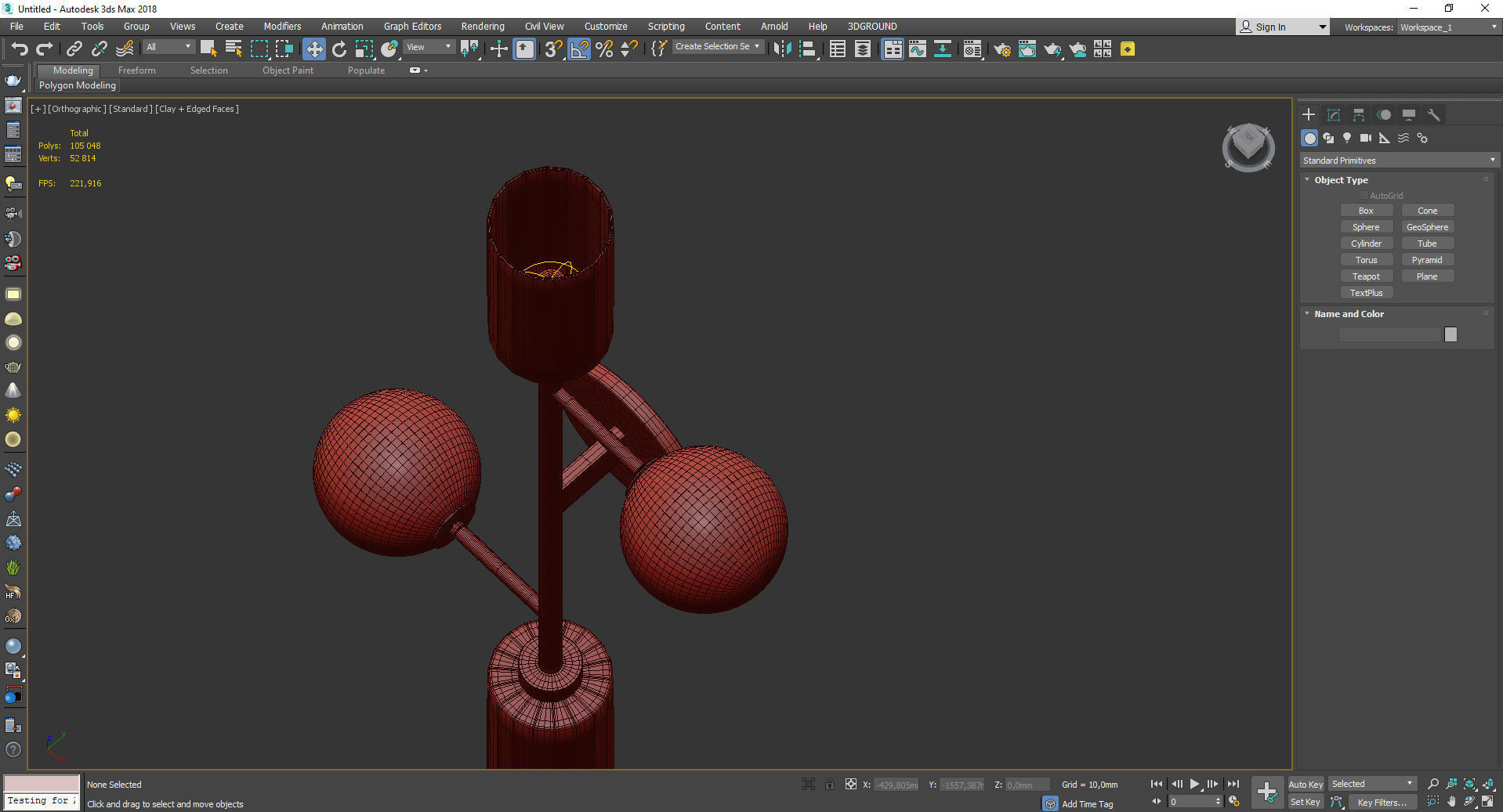 RESTORATION BRASS MIX Low-poly 3D model_4