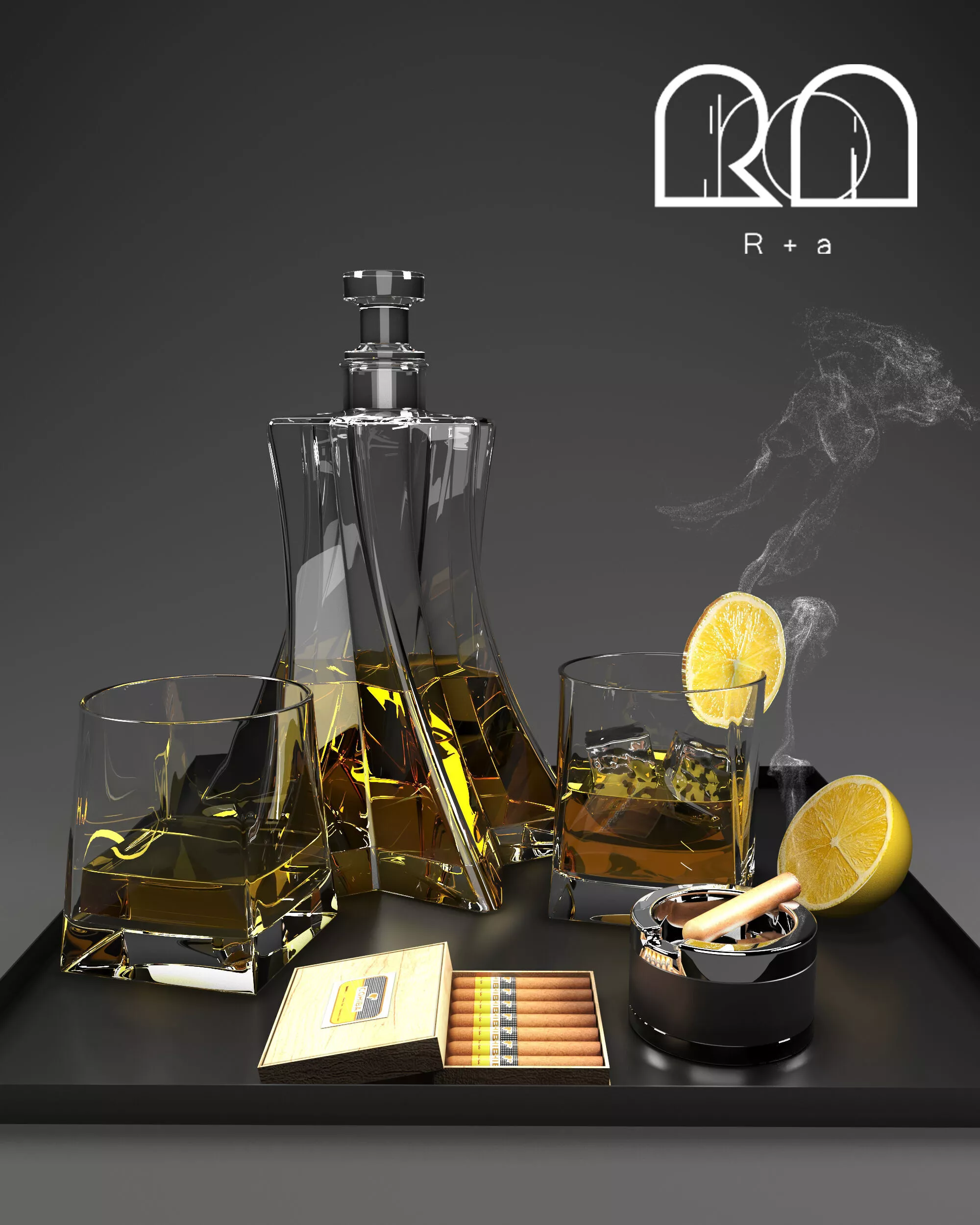 Liquor 3D model