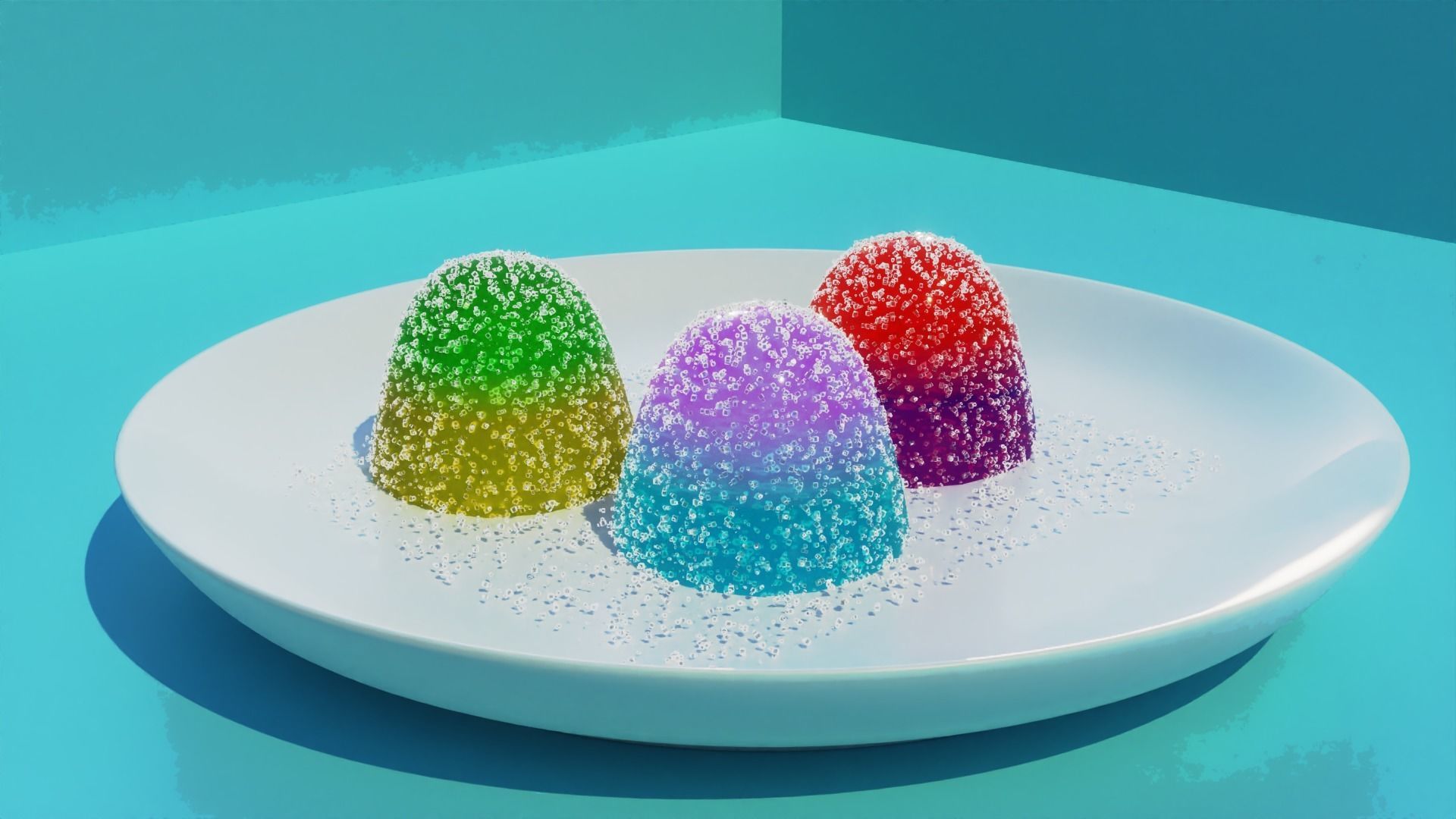 Gummy Sugar Set 3D model_3