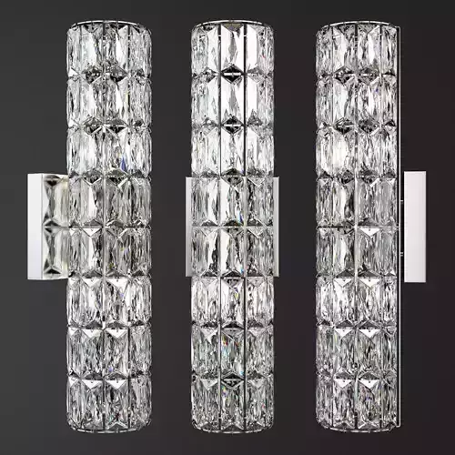Talento crystal wall sconces