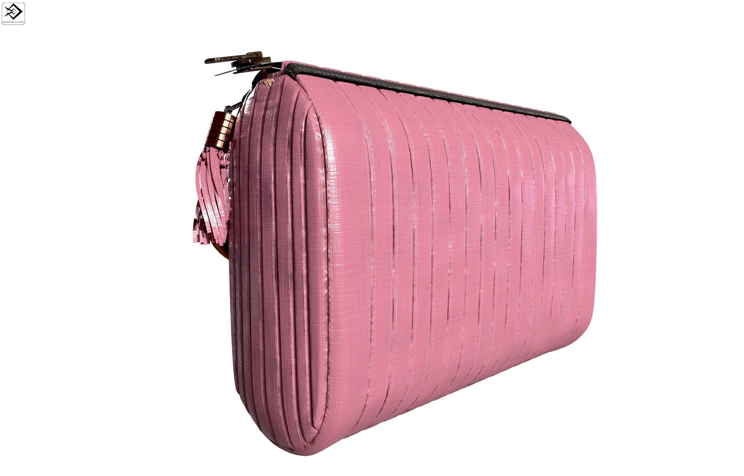 Ladies  Wallet PBR  Low-poly 3D model_6