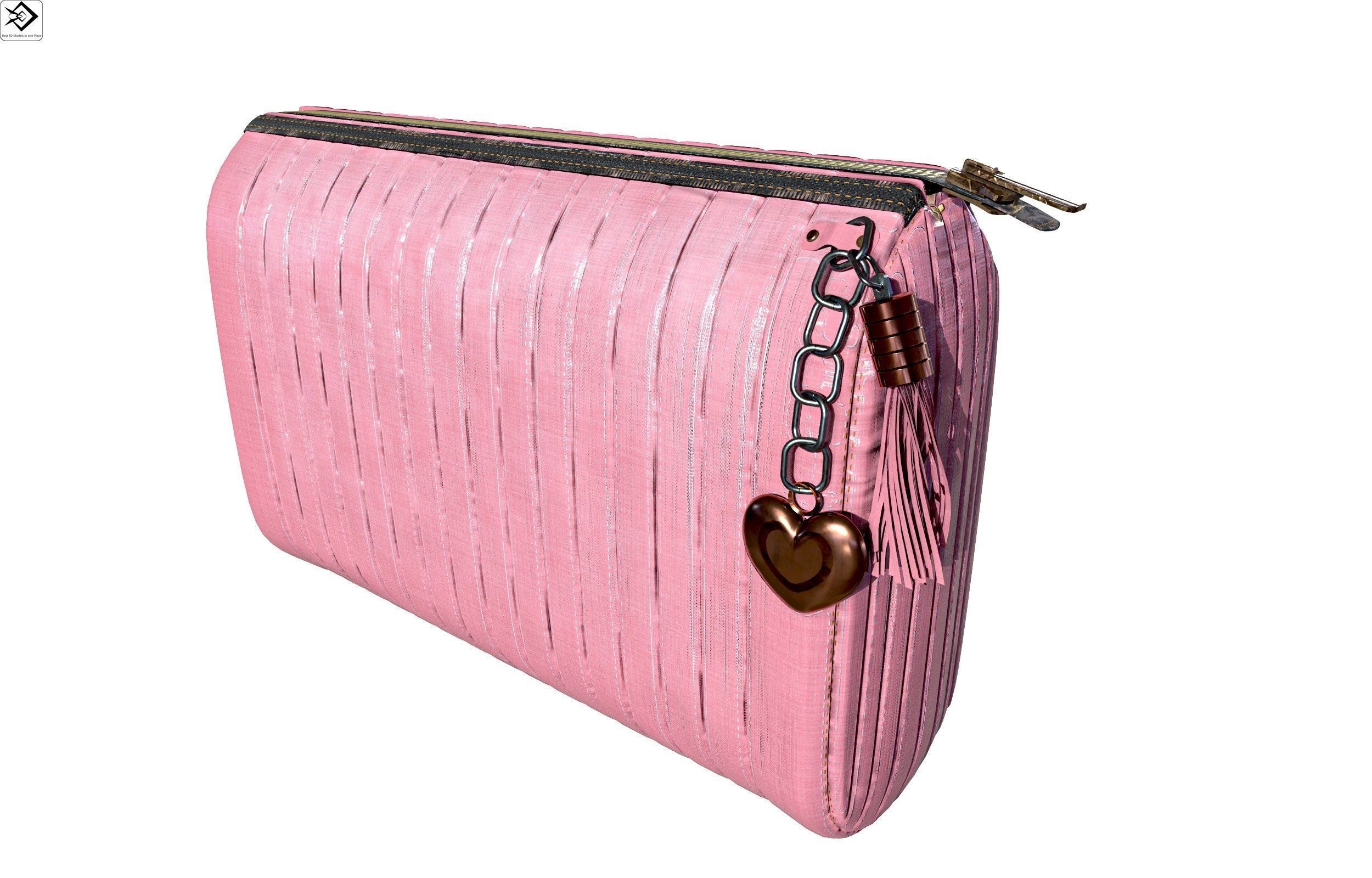 Ladies  Wallet PBR  Low-poly 3D model_4