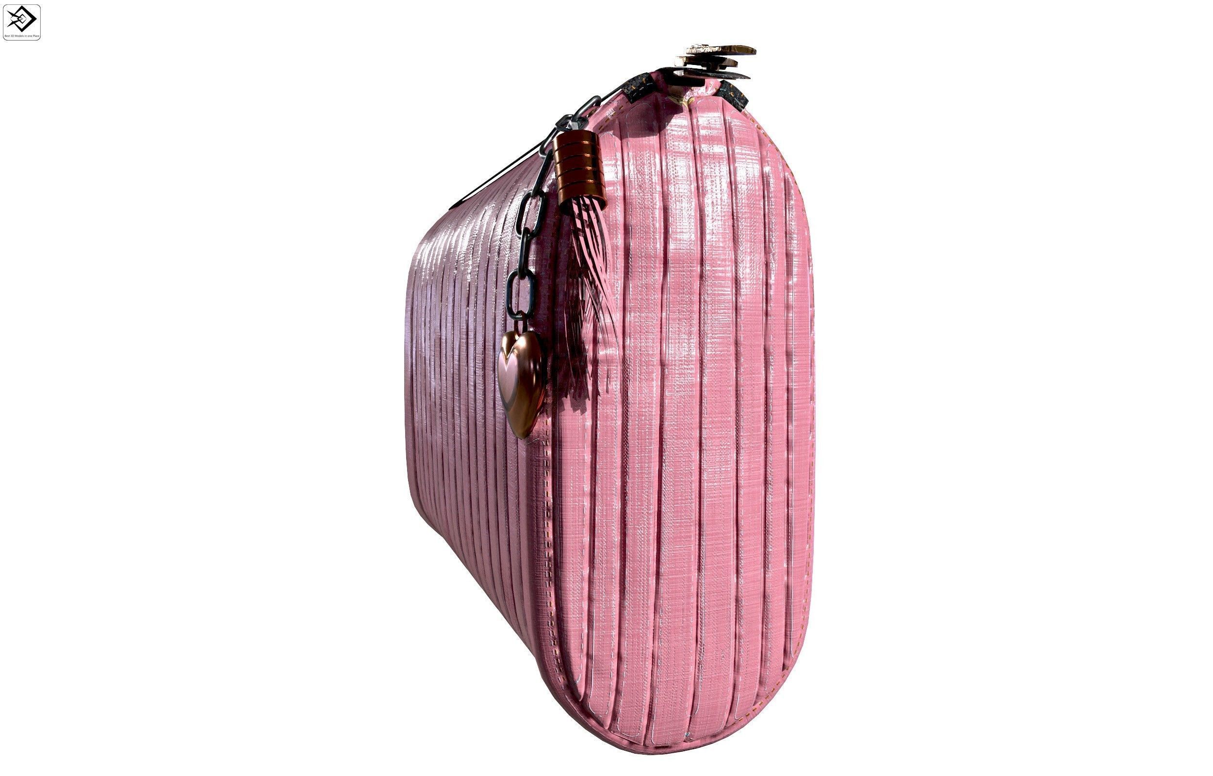 Ladies  Wallet PBR  Low-poly 3D model_3