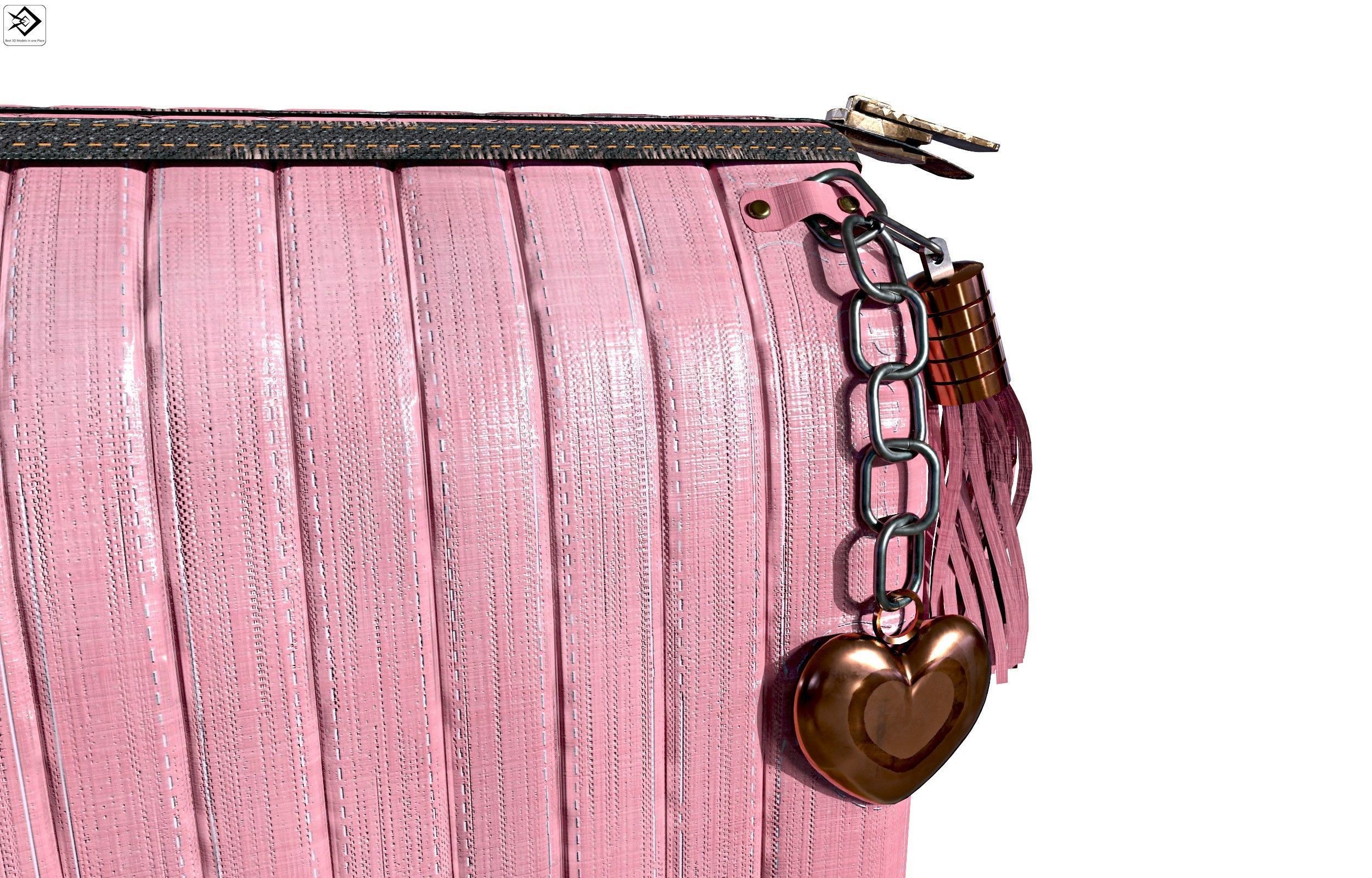 Ladies  Wallet PBR  Low-poly 3D model_2