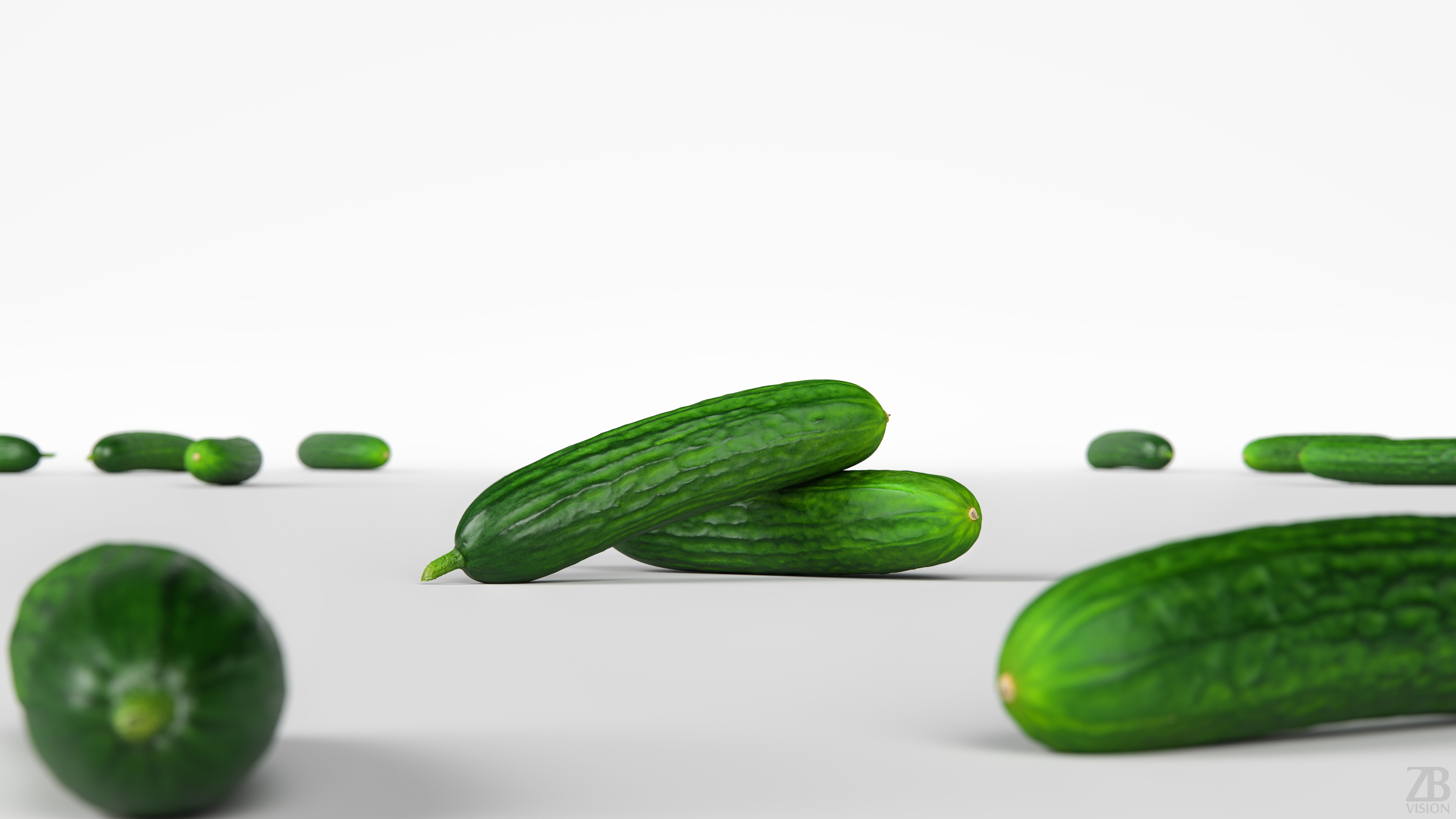 Cucumber 3D model_1