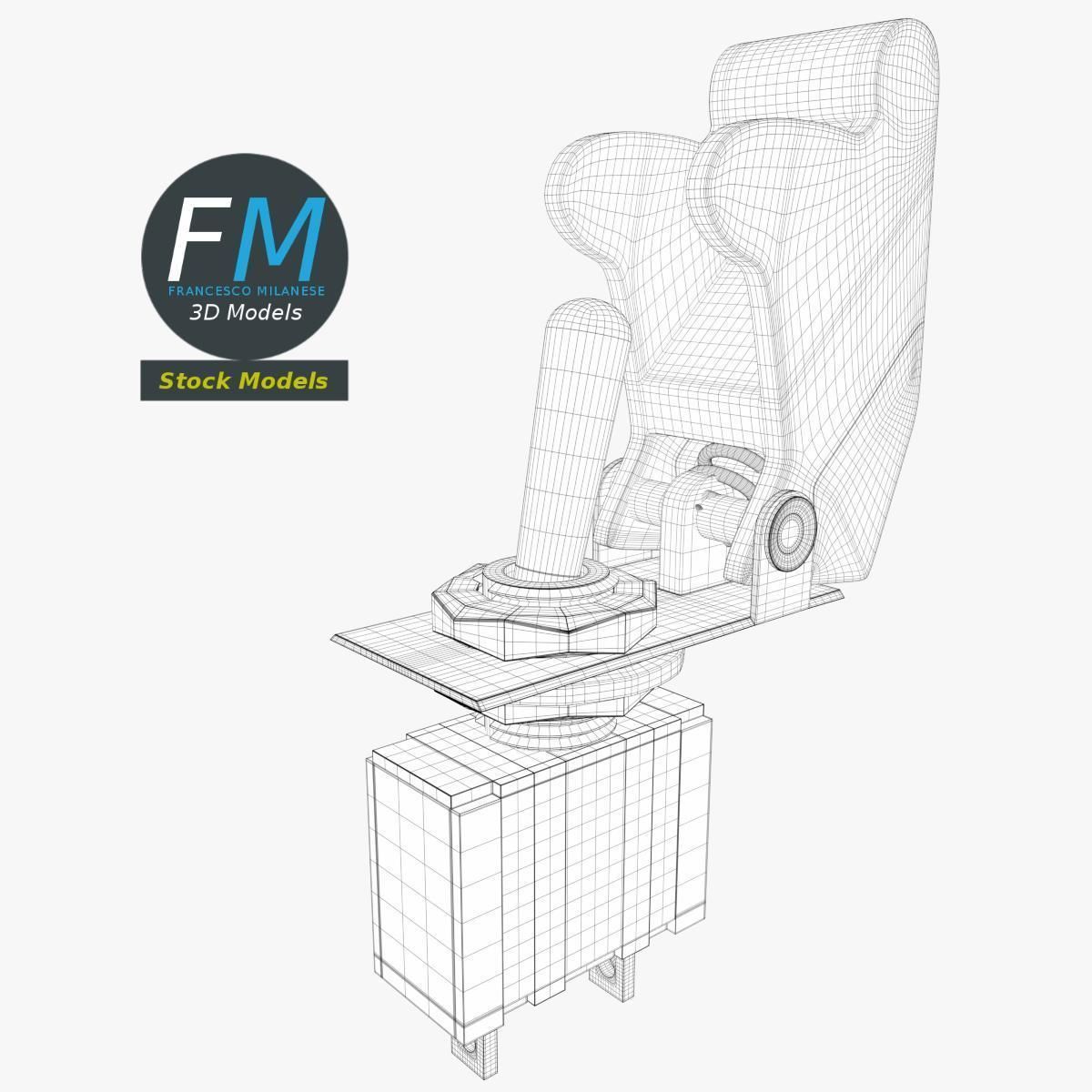 Toggle switch with guard 2 3D model_8