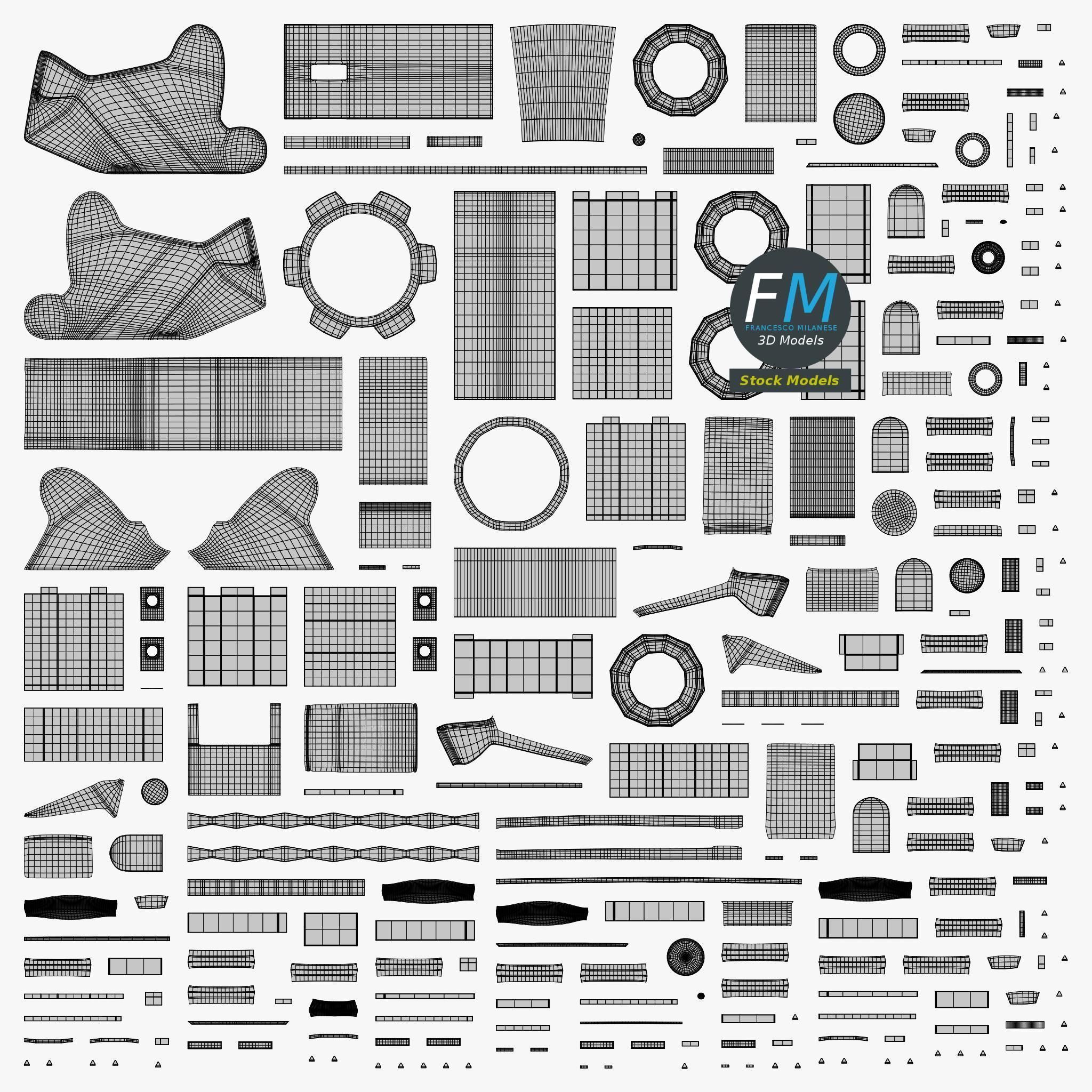 Toggle switch with guard 2 3D model_11