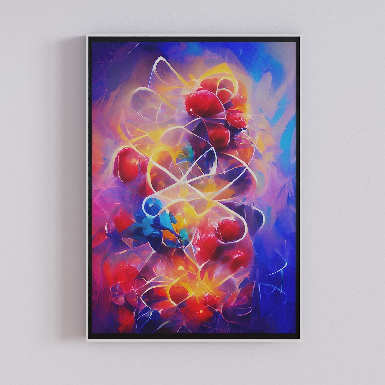 Painting in Frame 3D model_5