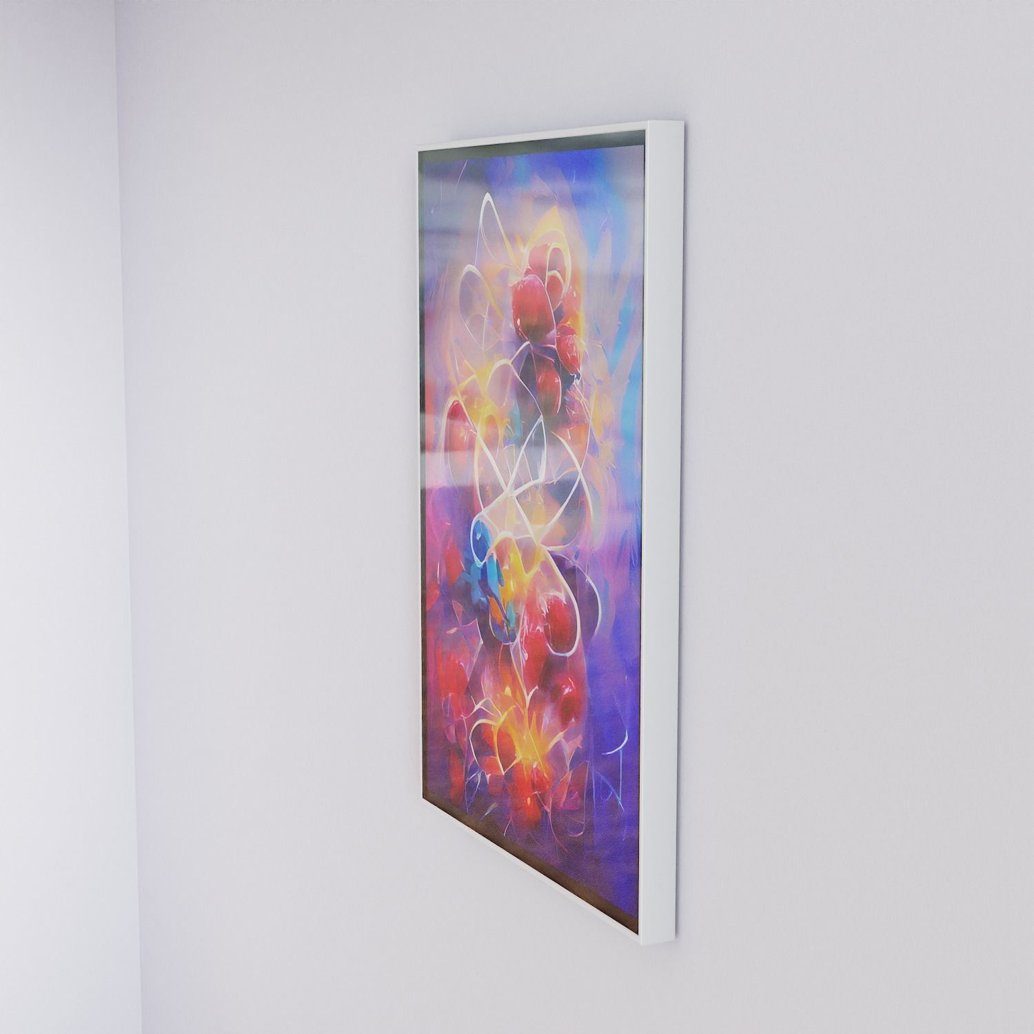 Painting in Frame 3D model_1