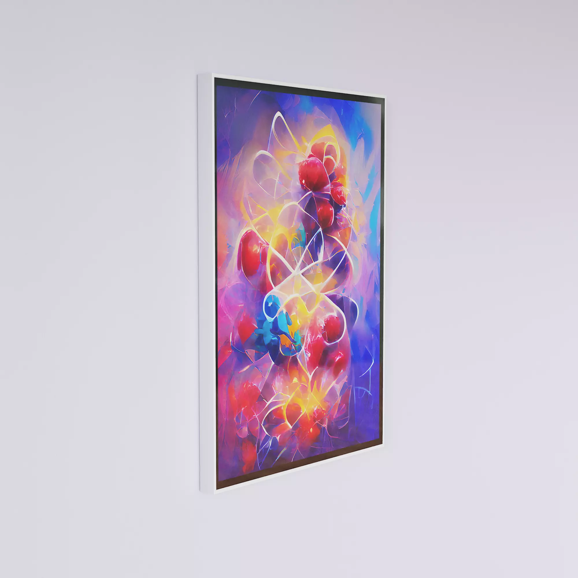 Painting in Frame 3D model_0