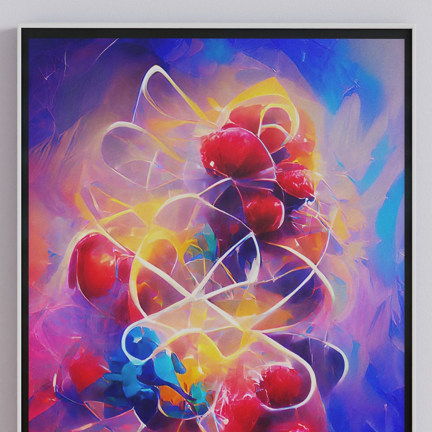 Painting in Frame 3D model_3