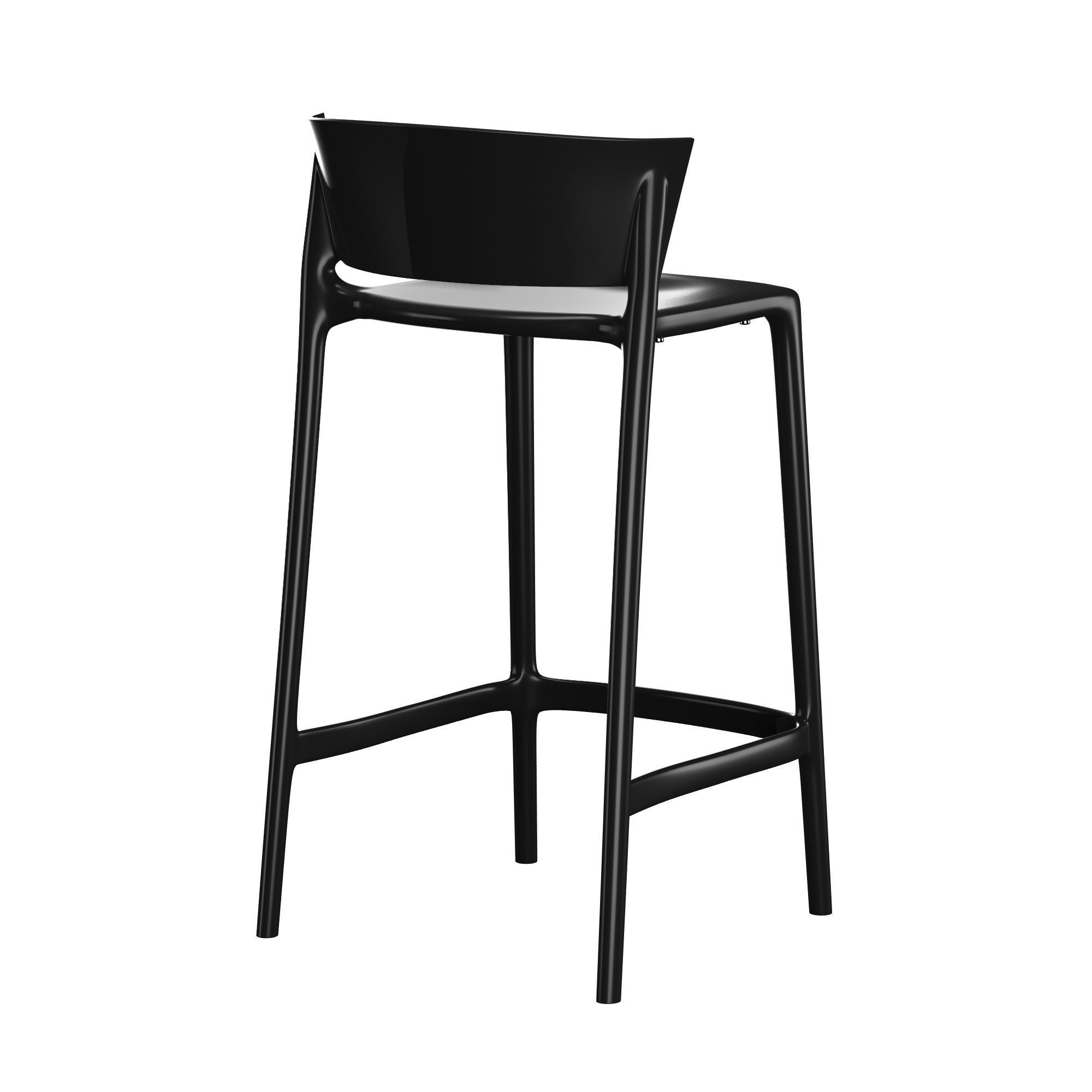 Africa bar stool 3D model_5