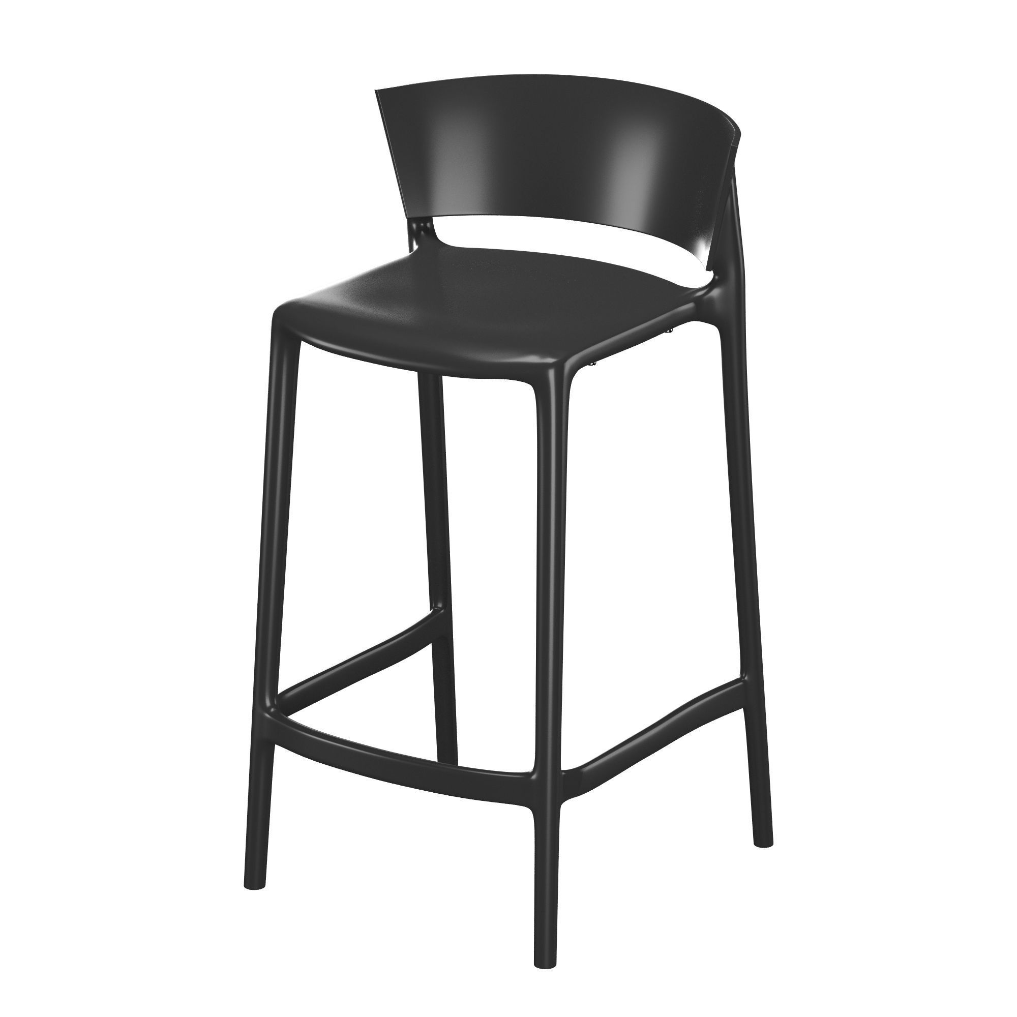 Africa bar stool 3D model_3