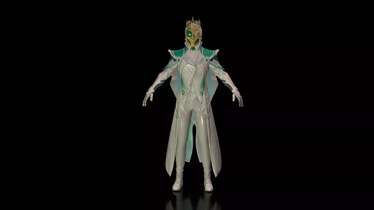 SILVANUS X SUIT 3D Model PUBG Mobile Free 3D model