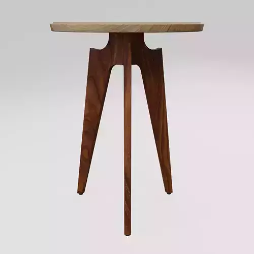 Chair modern side table with wooden legs