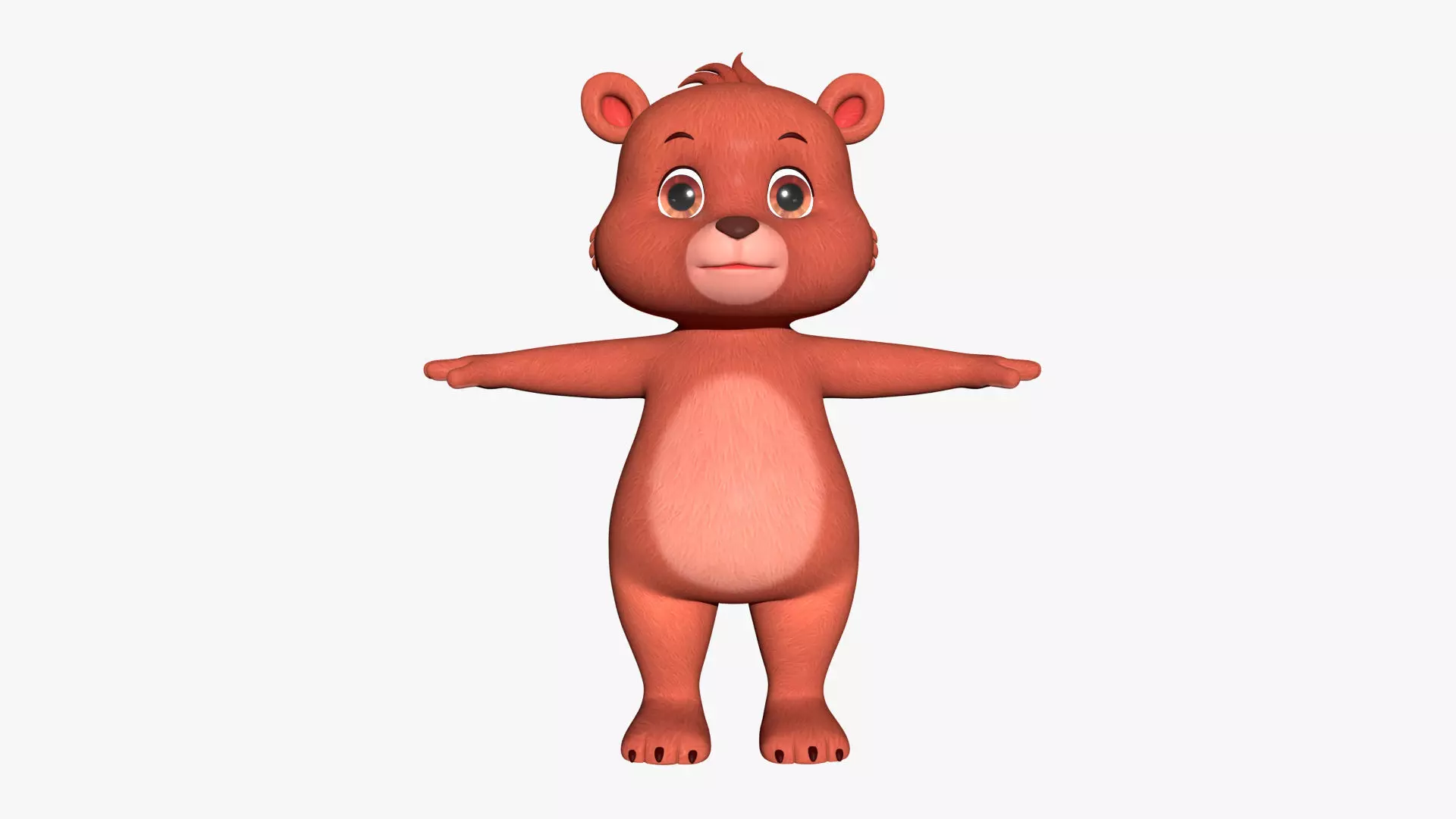Cartoon Bear 3D 3D model_0