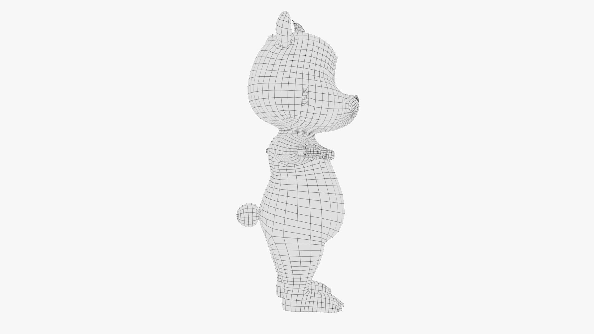 Cartoon Bear 3D 3D model_10