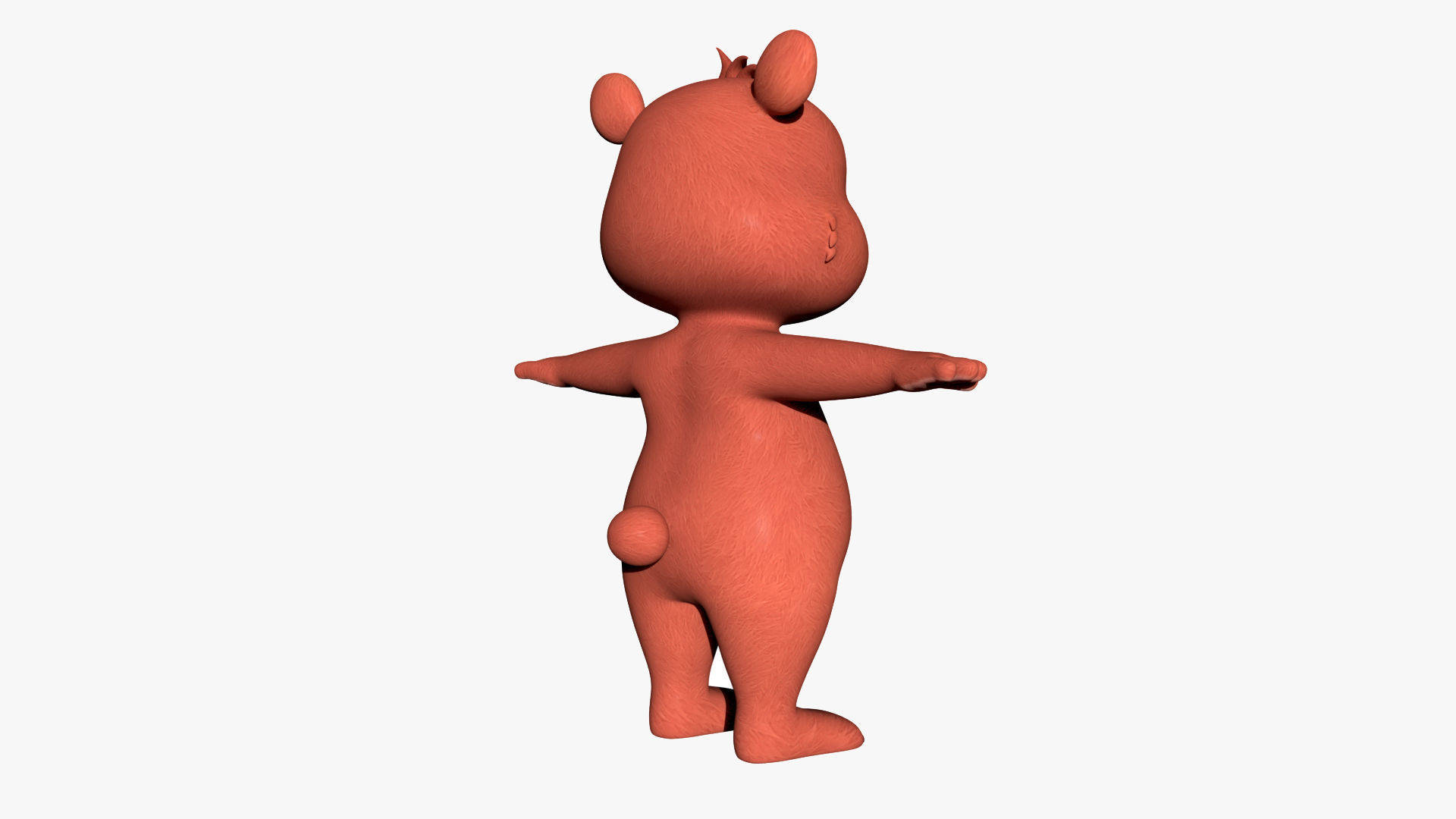 Cartoon Bear 3D 3D model_3
