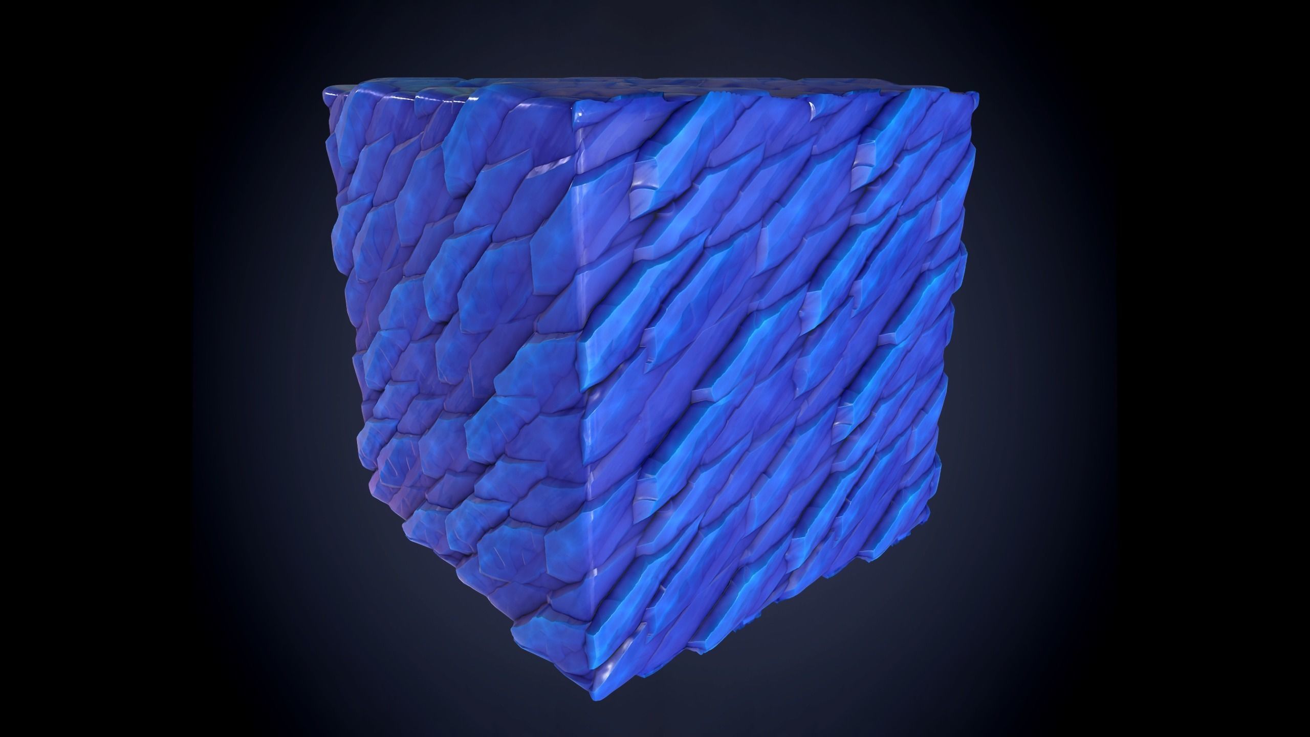 Snow Ice Stylized 3 Ground Seamless PBR Texture Texture_5