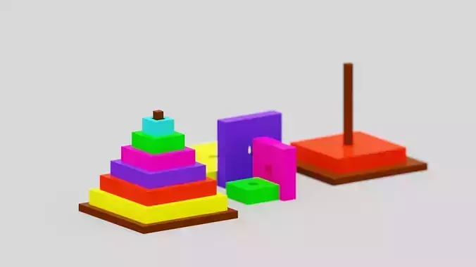 Wooden Stacking Toy