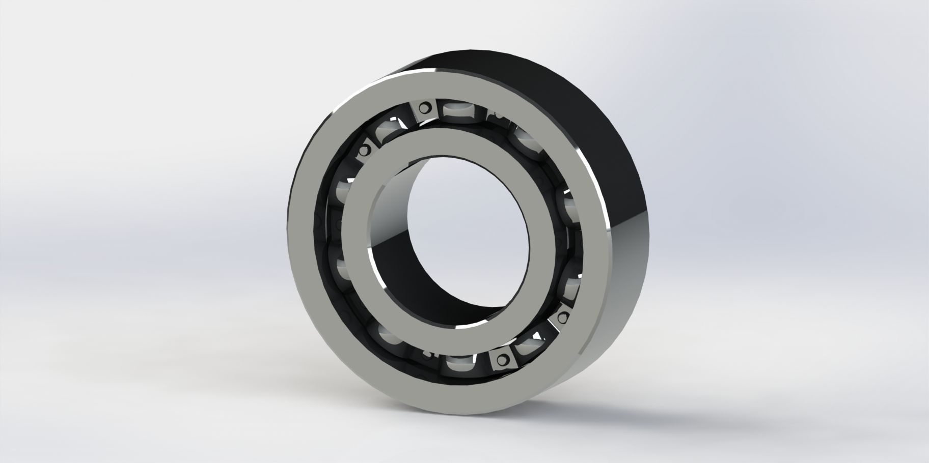 Bearings 6000 series 21pcs 3D model_3