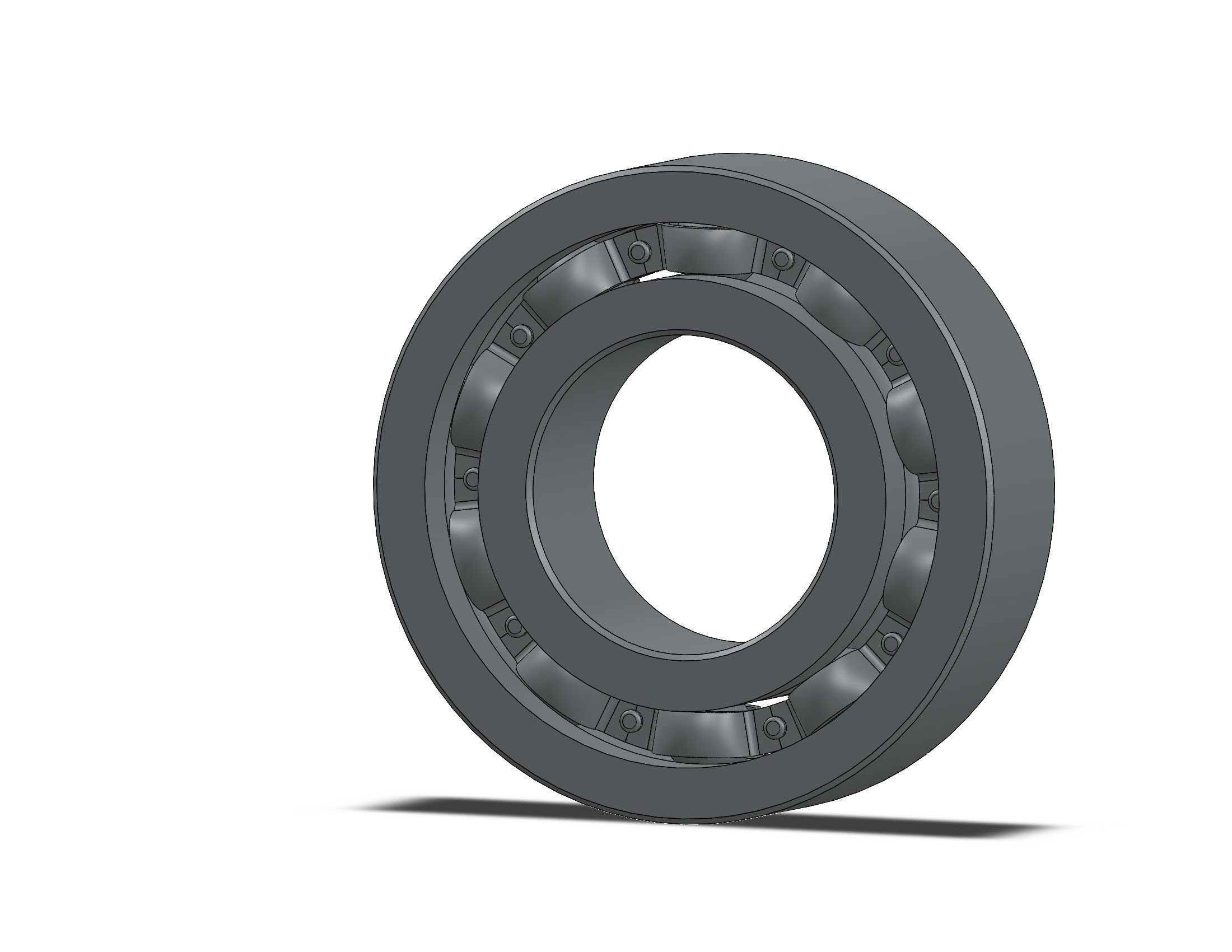 Bearings 6000 series 21pcs 3D model_8