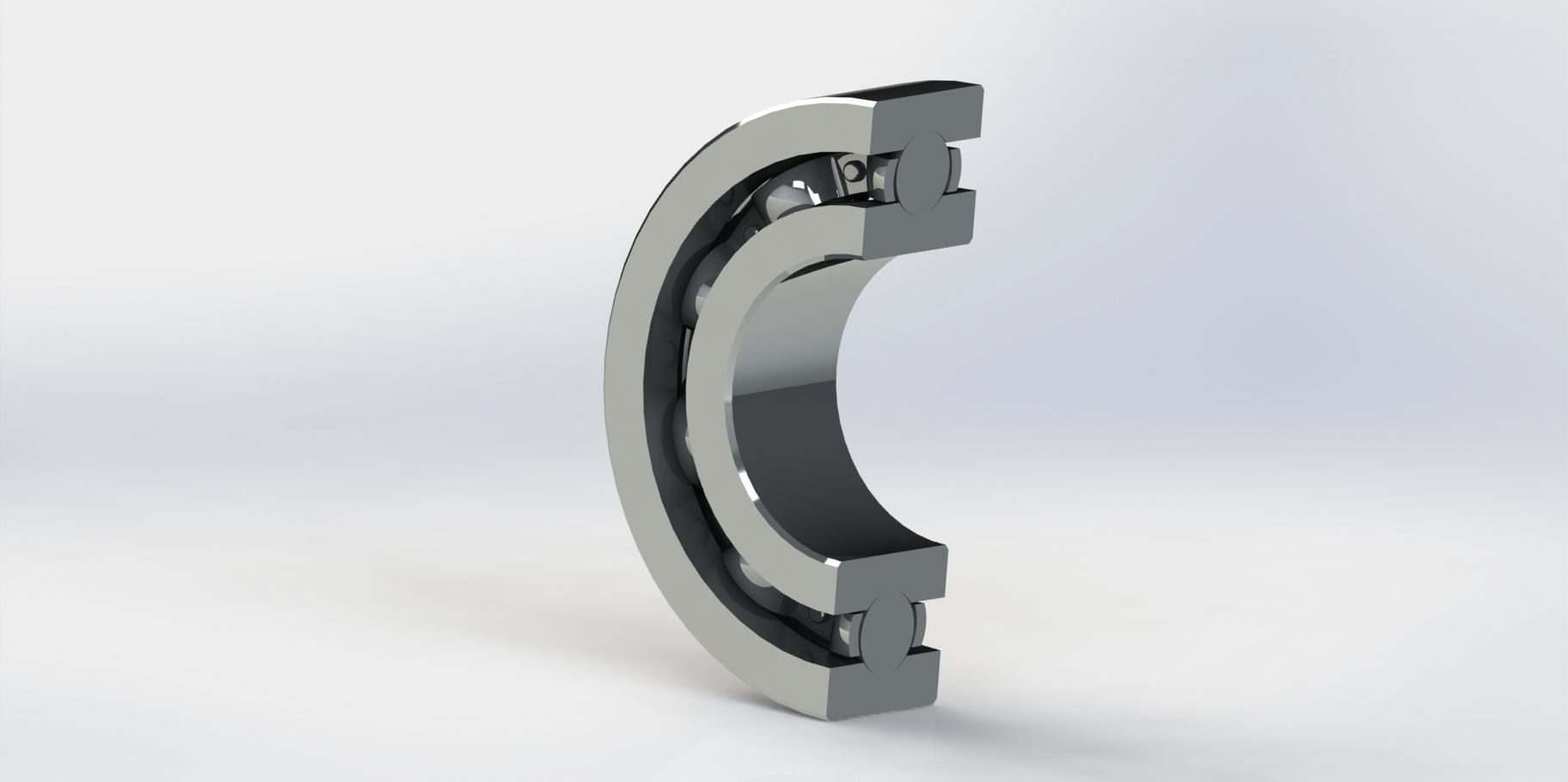 Bearings 6000 series 21pcs 3D model_4