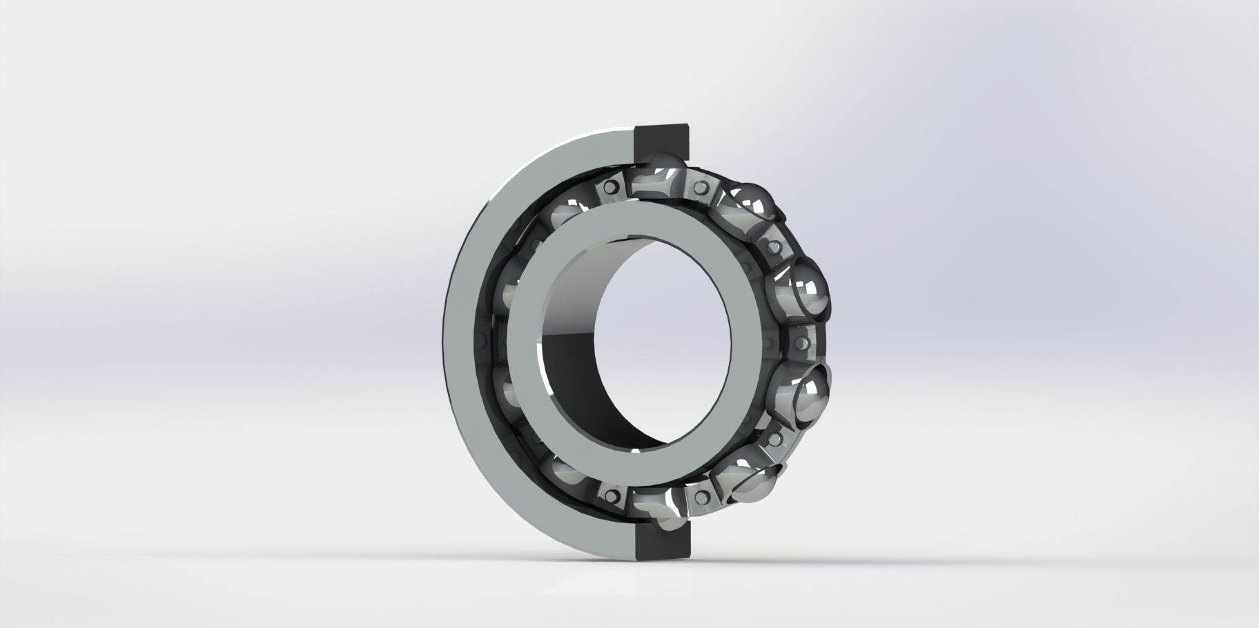 Bearings 6000 series 21pcs 3D model_5