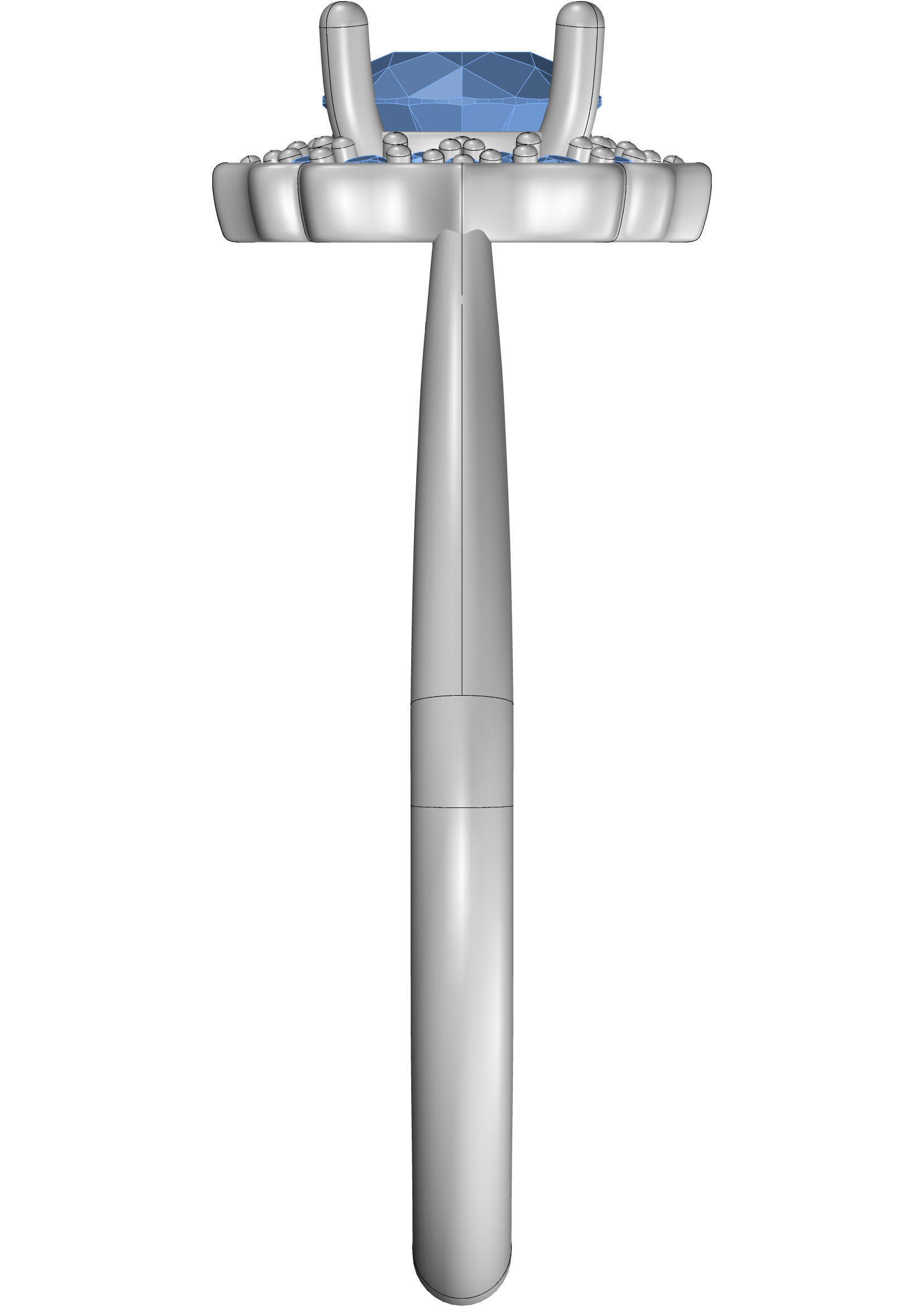 Women ring 3D print model_15