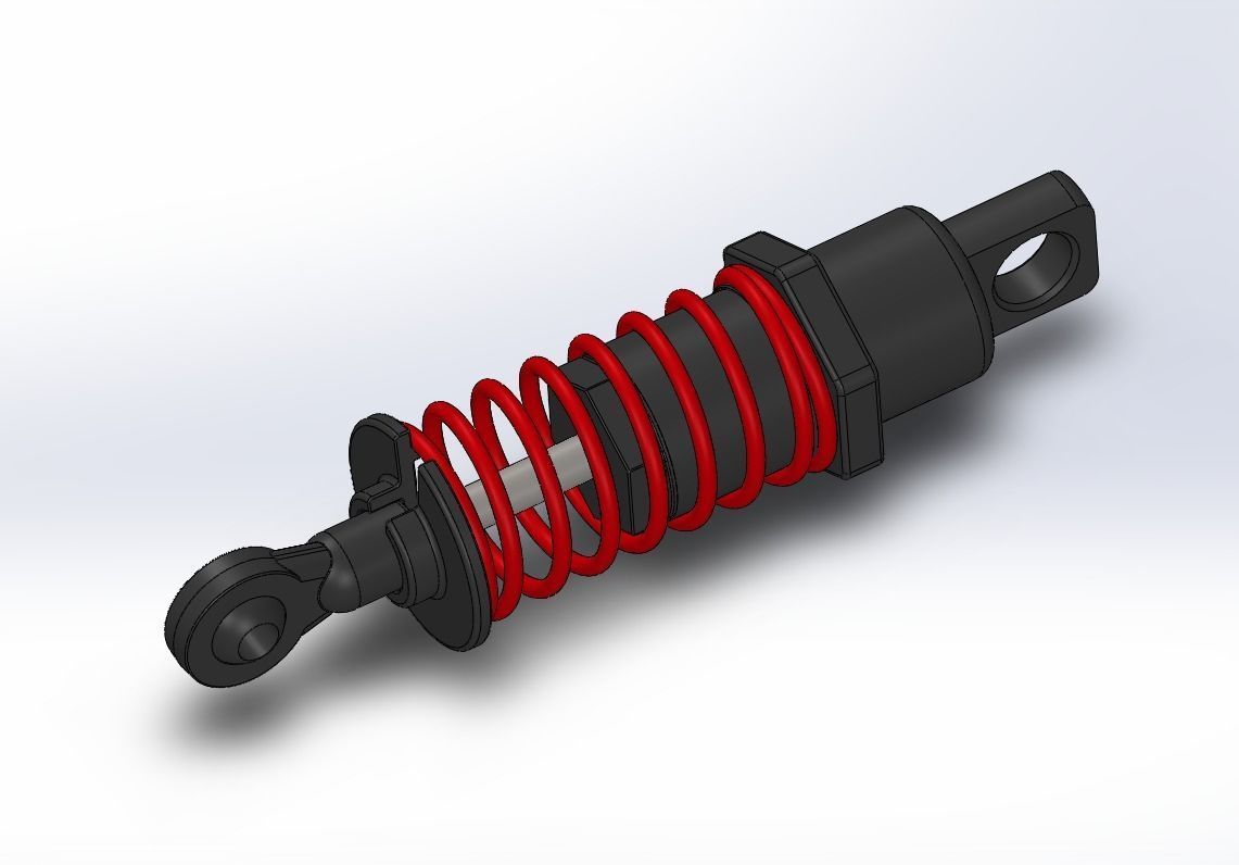 Shock Absorber 3D model_1