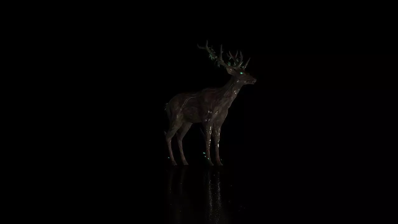 SILVANUS X SUIT Deer 3D Model  with texture Free low-poly 3D model_0