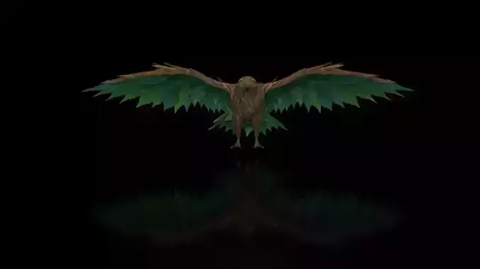 SILVANUS X SUIT Eagle 3D Model  with texture