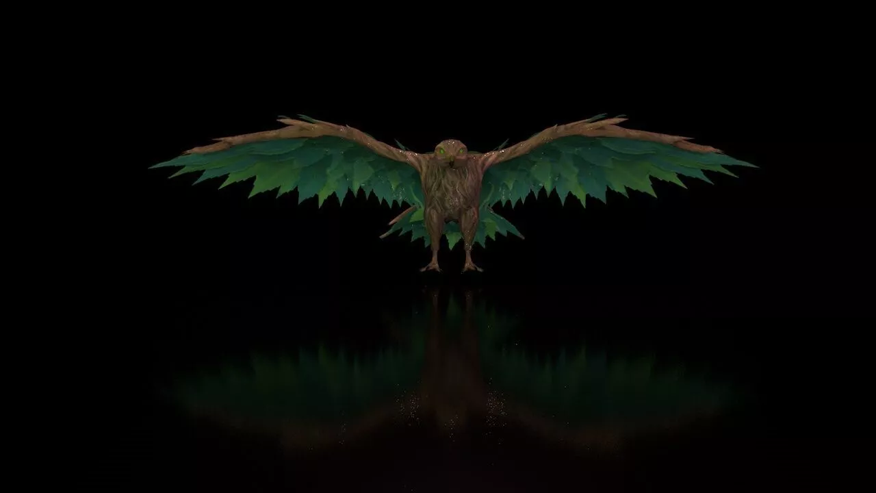 SILVANUS X SUIT Eagle 3D Model with texture Free low-poly 3D model