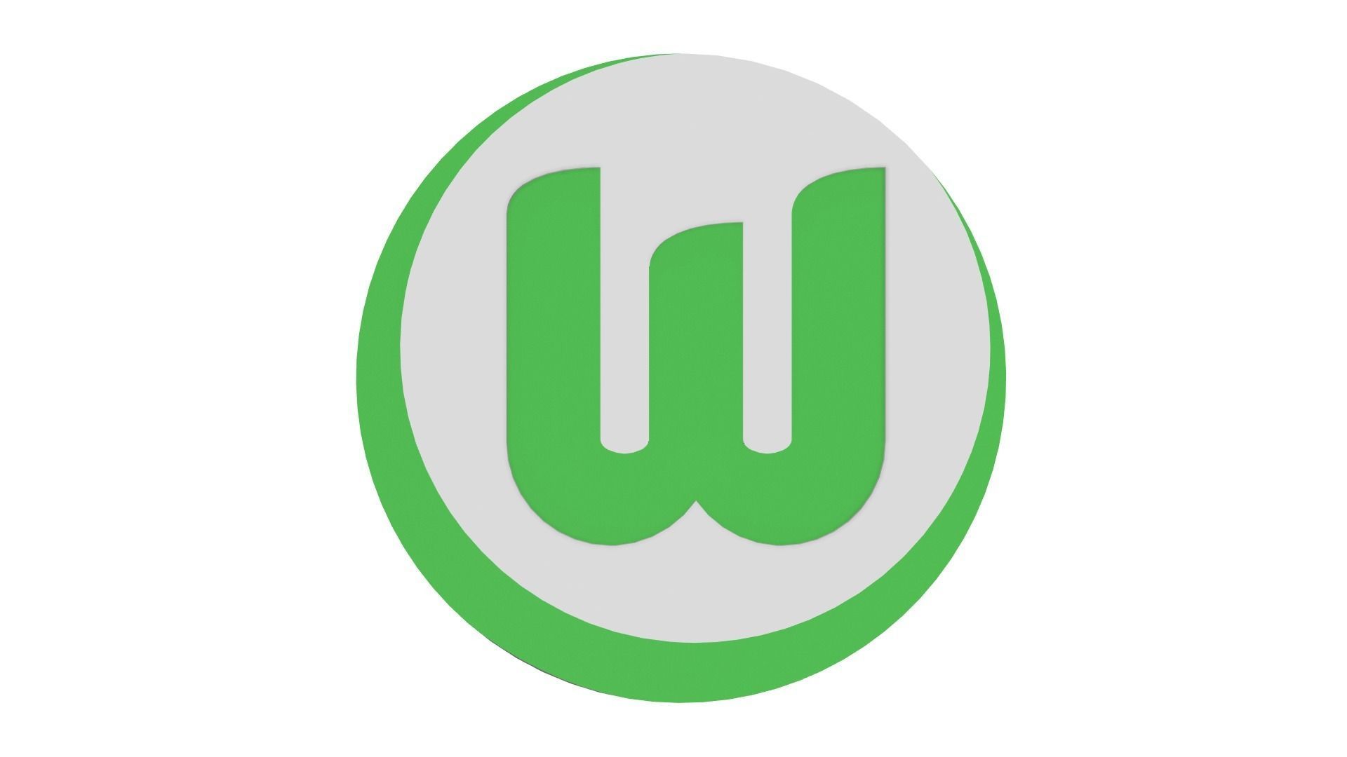 VFL Wolfsburg Wall Sign 3D print model_1