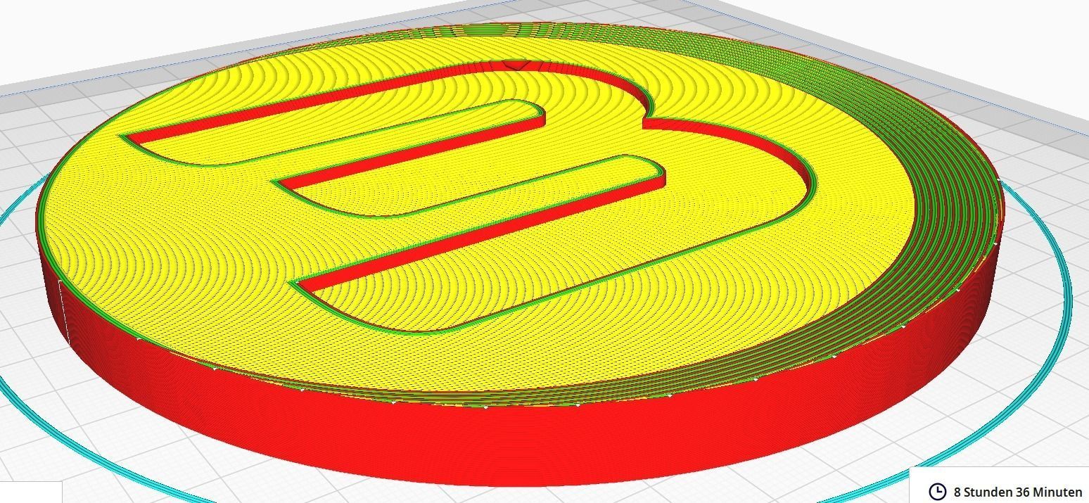 VFL Wolfsburg Wall Sign 3D print model_9