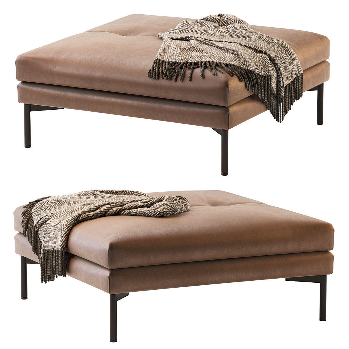 Bonaldo ALIANTE Pouf 3D model_31