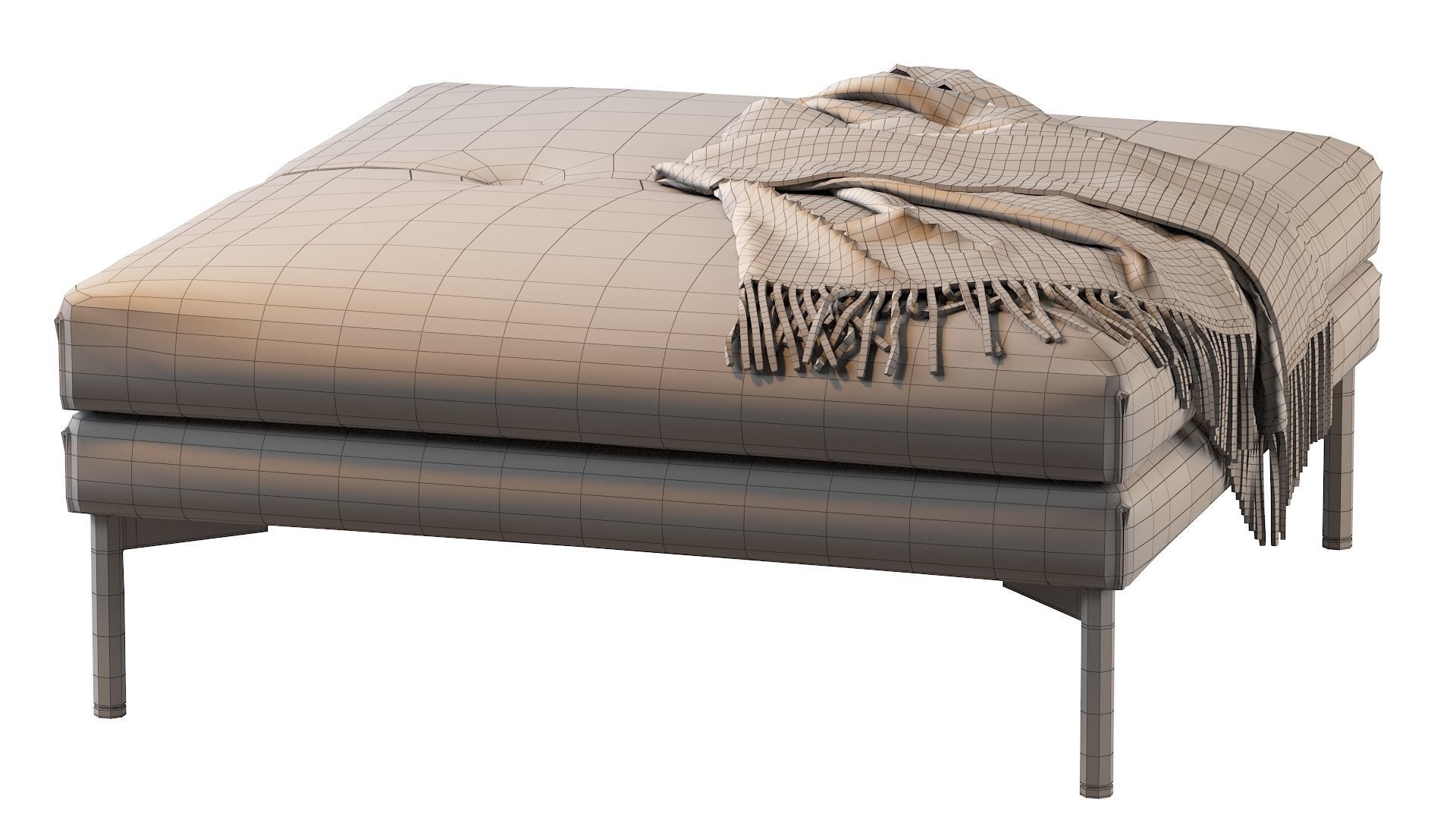 Bonaldo ALIANTE Pouf 3D model_26