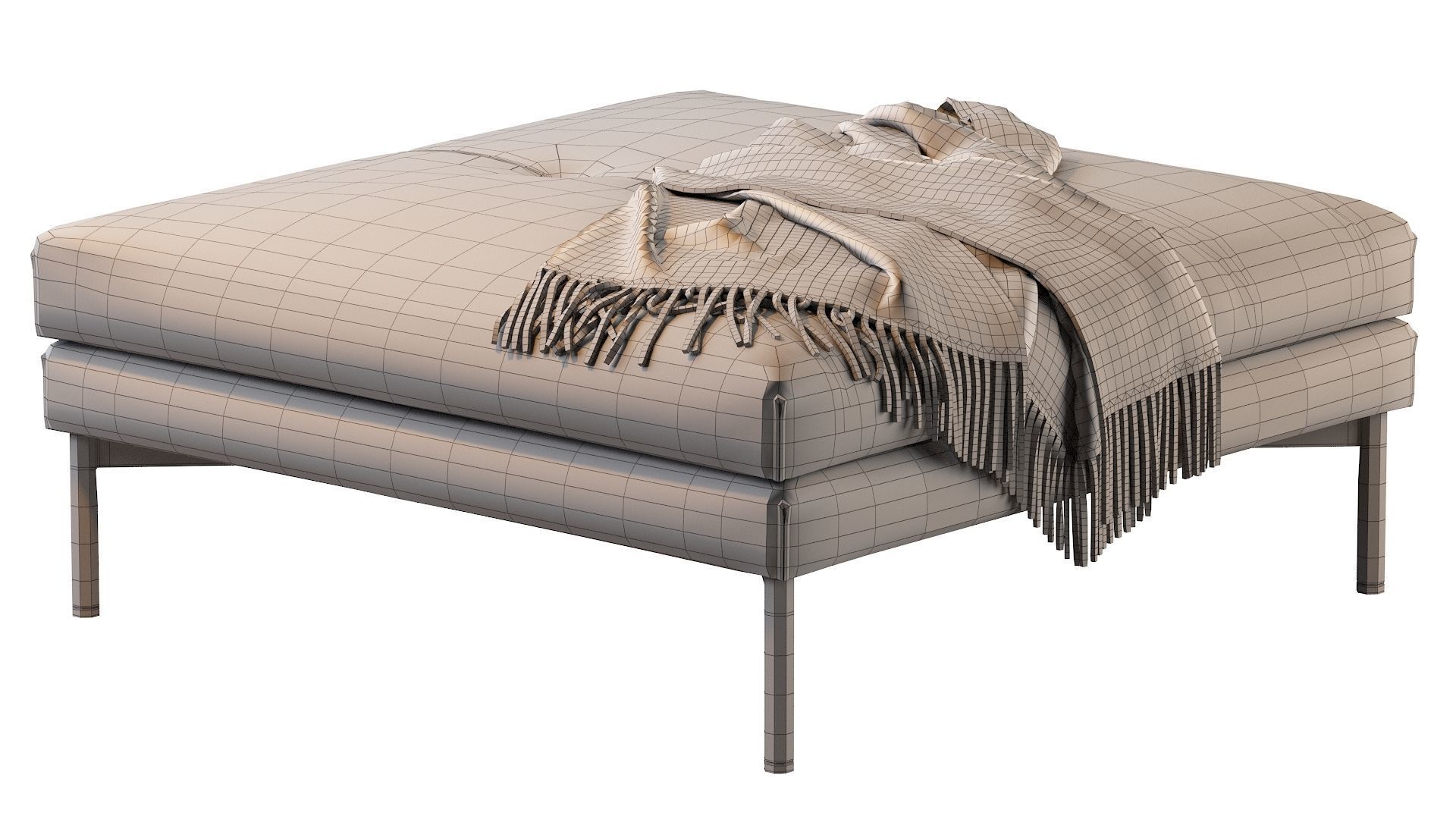 Bonaldo ALIANTE Pouf 3D model_27