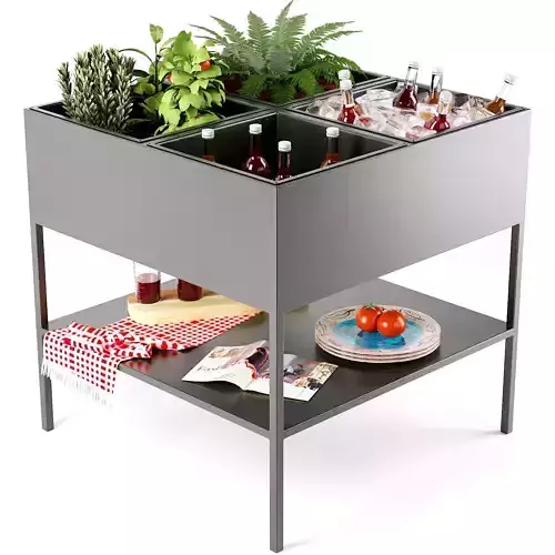 Garden console quadrangular Consuela  La Redoute