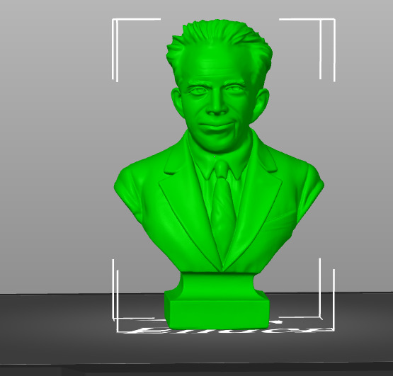 Werner Heisenberg 3D print model_3