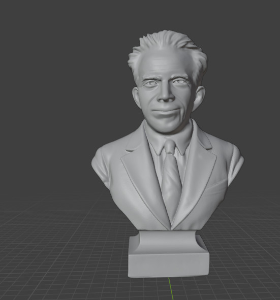 Werner Heisenberg 3D print model_8