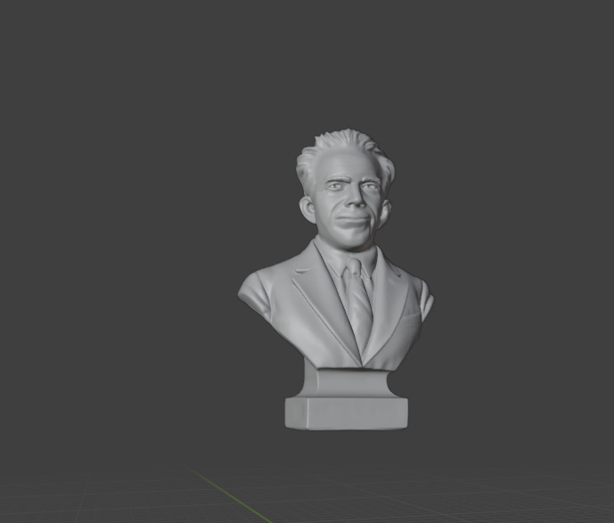 Werner Heisenberg 3D print model_5