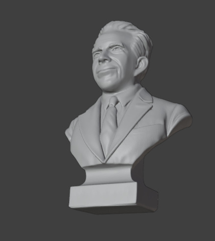 Werner Heisenberg 3D print model_2