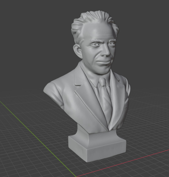 Werner Heisenberg 3D print model_10
